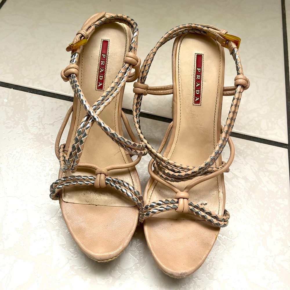 Gorgeous PRADA WEDGES